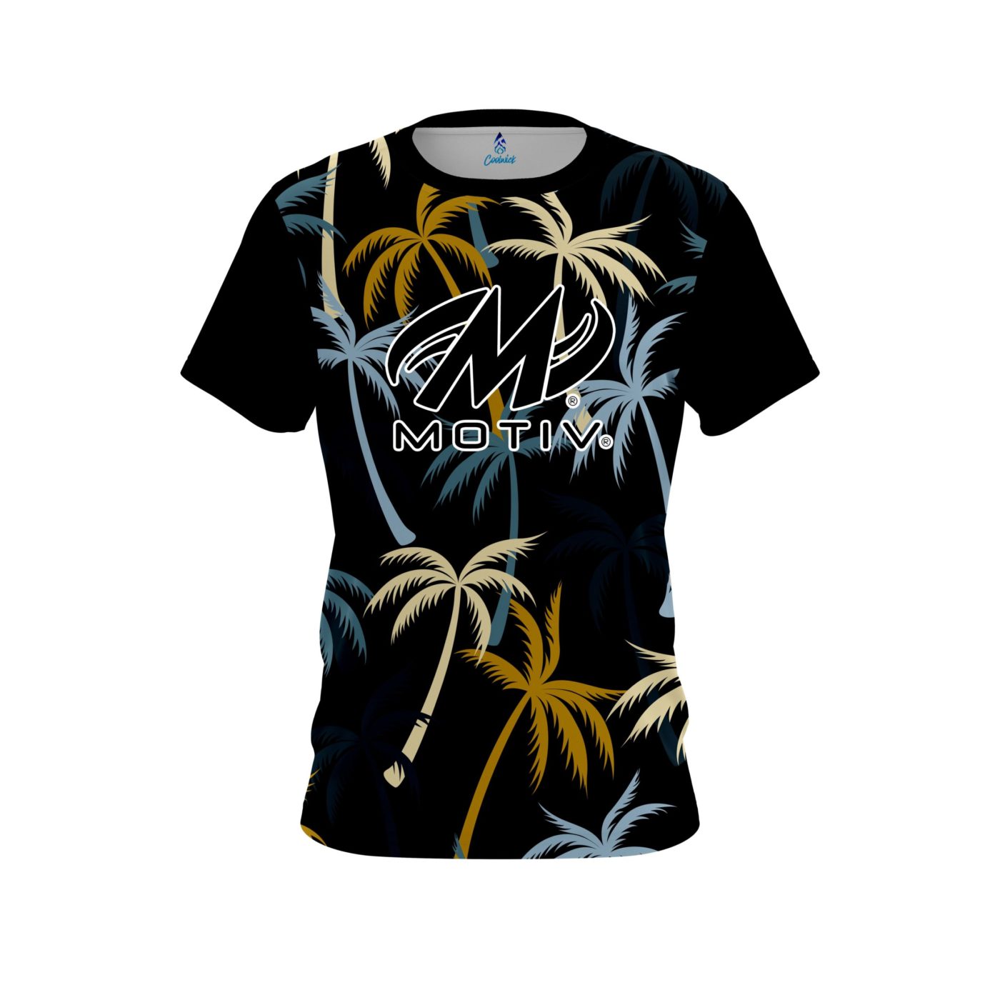 Motiv Neutral Palm Trees Semi-Custom CoolWick Bowling Jersey