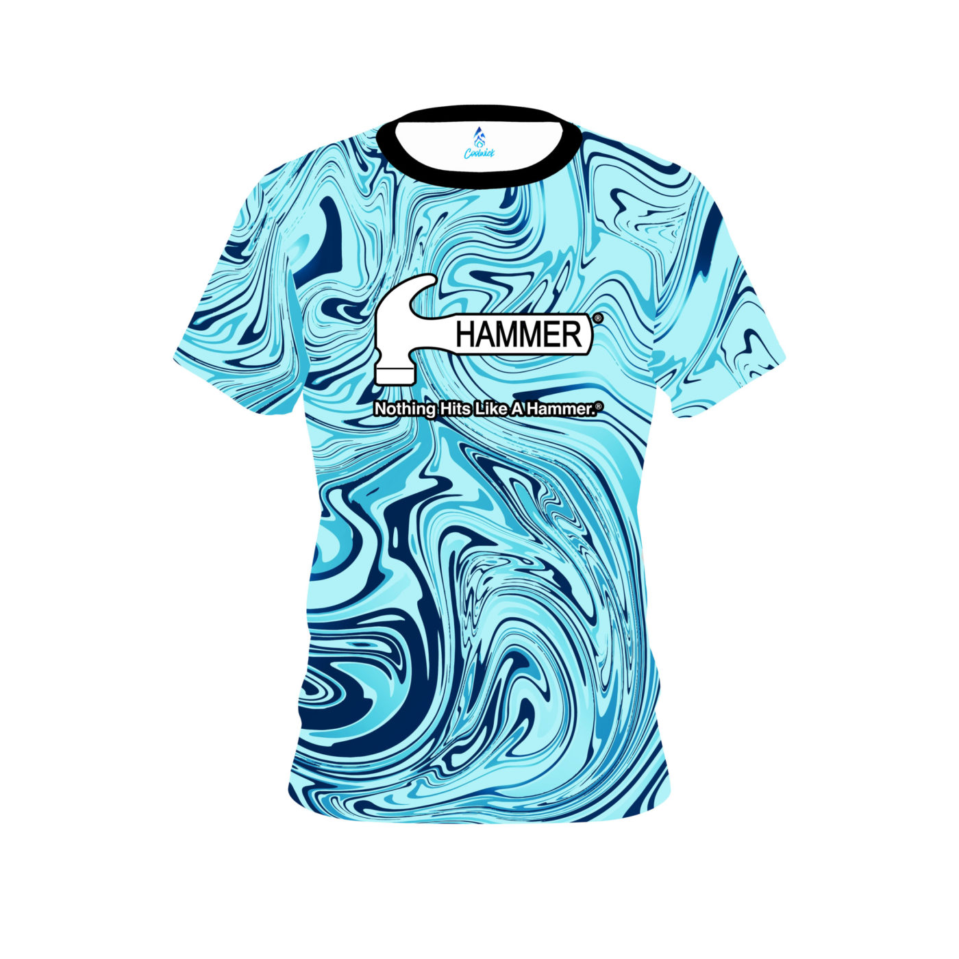 Hammer Blue Hallucinate Semi-Custom CoolWick Bowling Jersey
