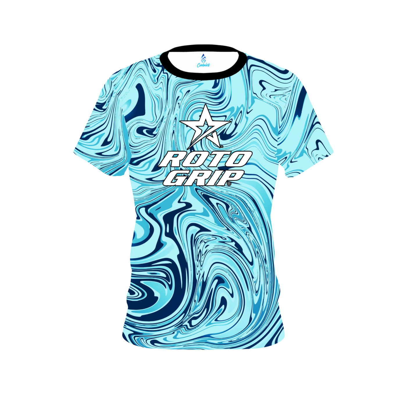 Roto Grip Blue Hallucinate Semi-Custom CoolWick Bowling Jersey