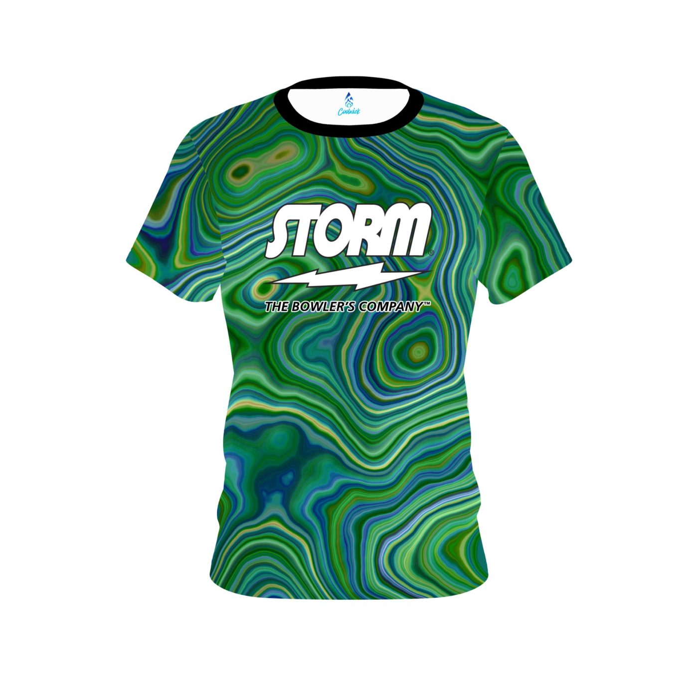 Storm Green Hallucinate Semi-Custom CoolWick Bowling Jersey