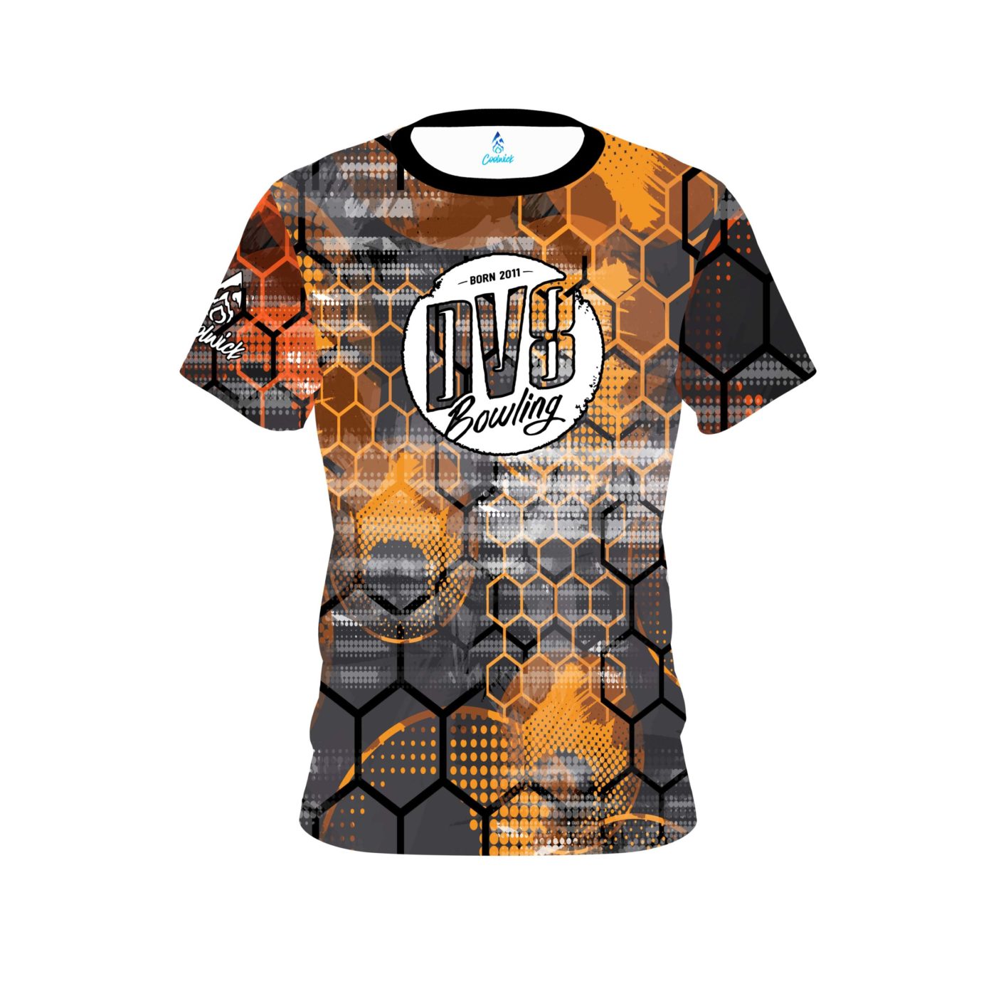 DV8 Fire Honeycomb Semi-Custom CoolWick Bowling Jersey