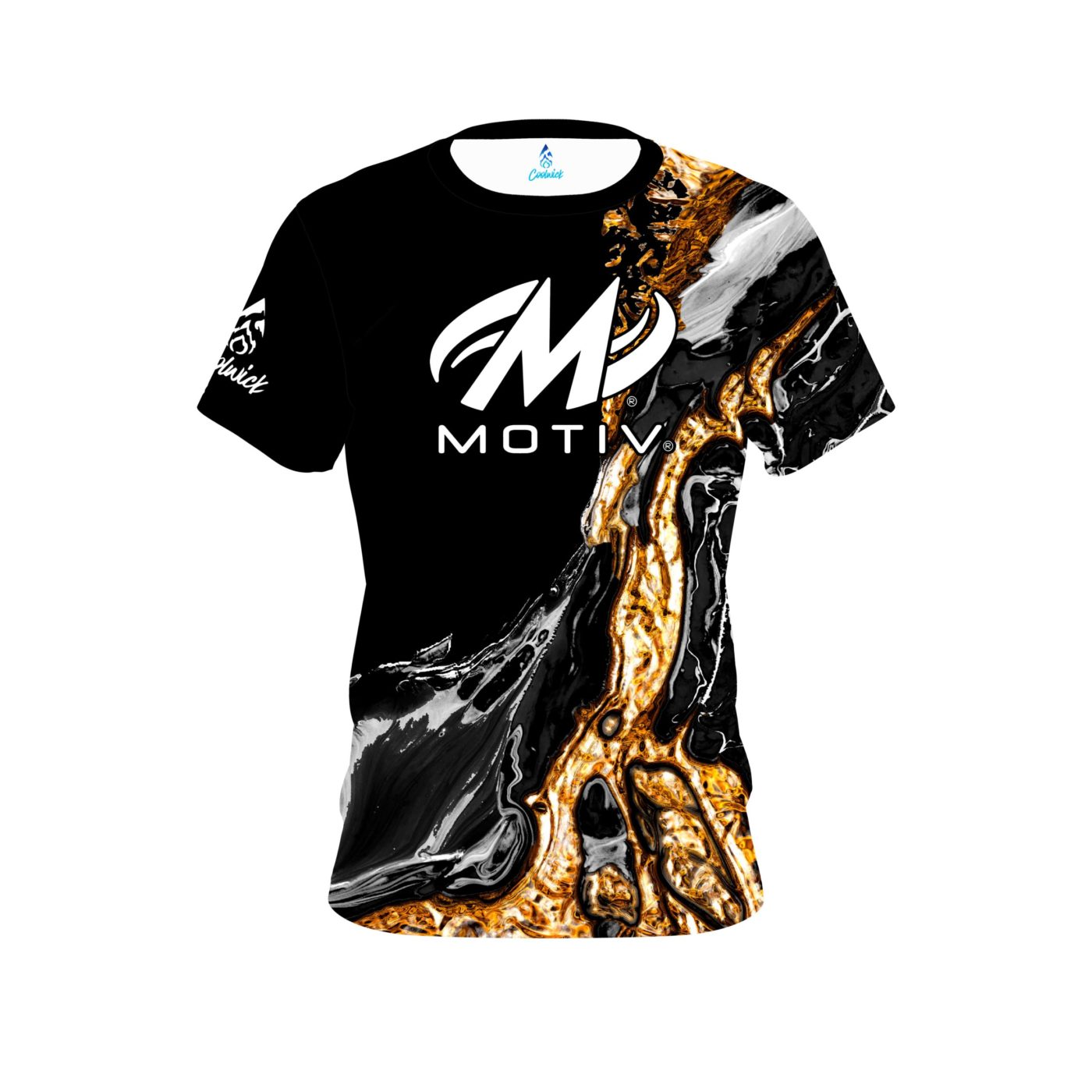 Motiv Onyx Gold CoolWick Bowling Jersey