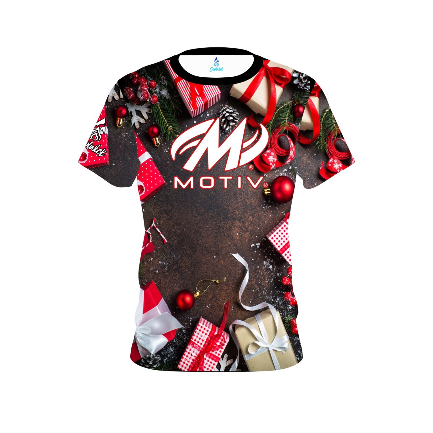 Motiv Holiday Gift Exchange Semi-Custom Coolwick Bowling Jersey