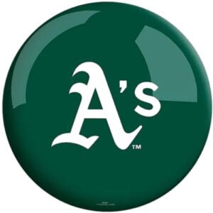 OTB MLB Athletics Logo Bowling Ball