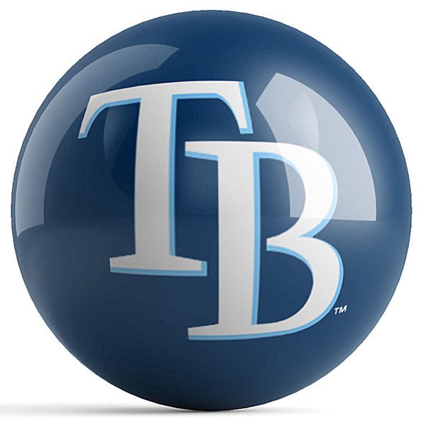 OTB MLB Tampa Bay Rays Logo Bowling Ball
