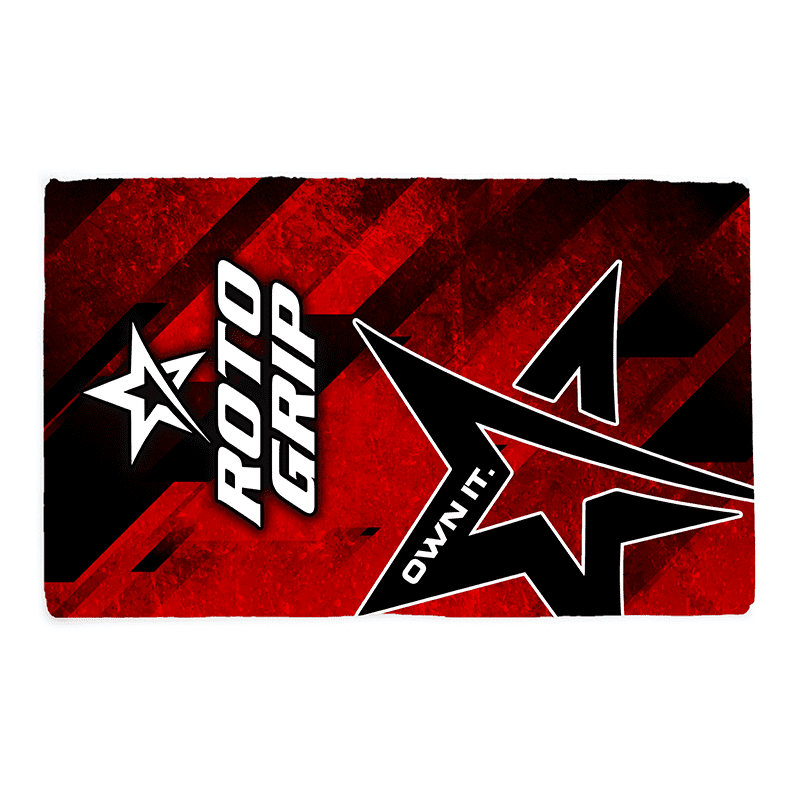 Roto Grip Red Grunge Bowling Towel