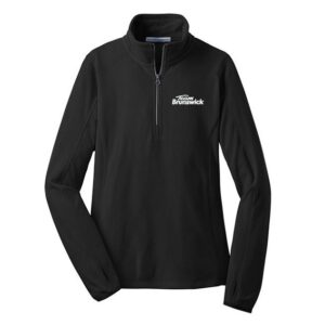 Brunswick Women's Hero Black 1/2 Zip Microfleece Pullover