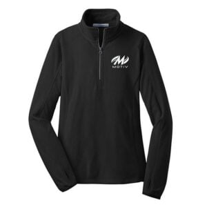 Motiv Women's Rogue Black 1/2 Zip Microfleece Pullover