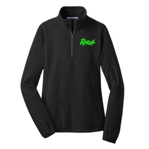 Radical Women's Zing Black Lime 1/2 Zip Microfleece Pullover