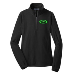 Storm Women's Pro Motion Black Lime 1/2 Zip Microfleece Pullover