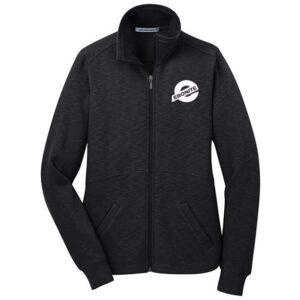 Ebonite Women's Prowler Black Slub Fleece Full-Zip Pullover