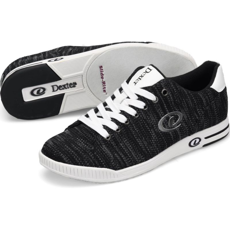 Dexter Mens Pacific Black Silver Bowling Shoes - Image 6