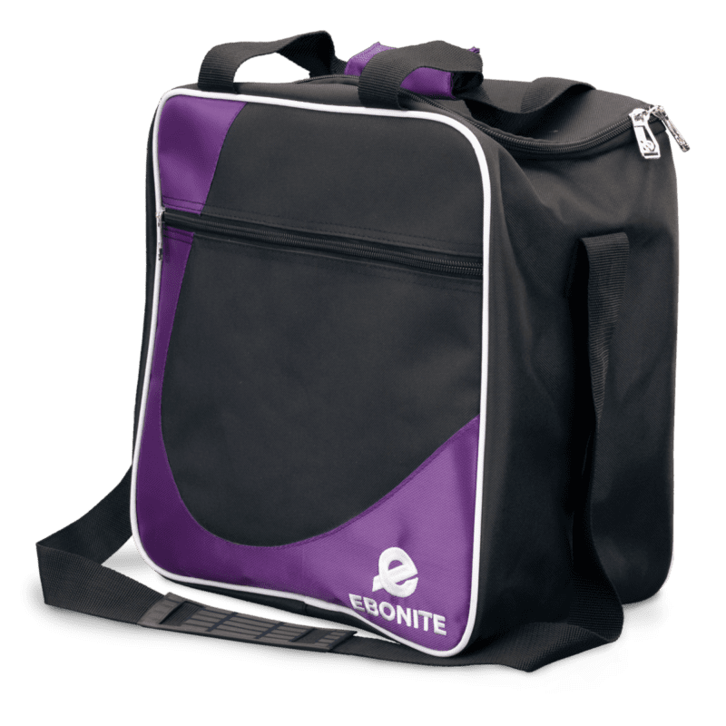 Ebonite Basic Purple 1 Ball Tote Bowling Bag