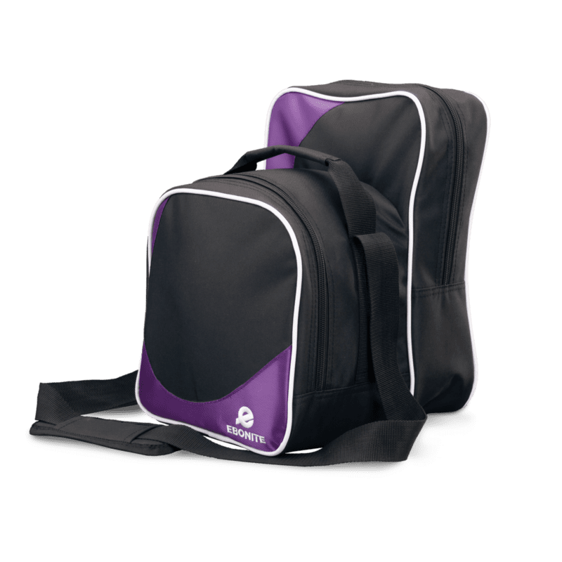 Ebonite Compact Purple 1 Ball Tote Bowling Bag
