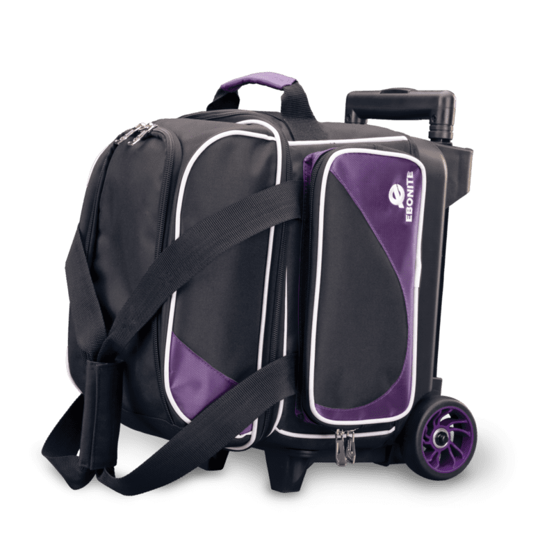 Ebonite Transport 1 Ball Roller Purple Bowling Bag
