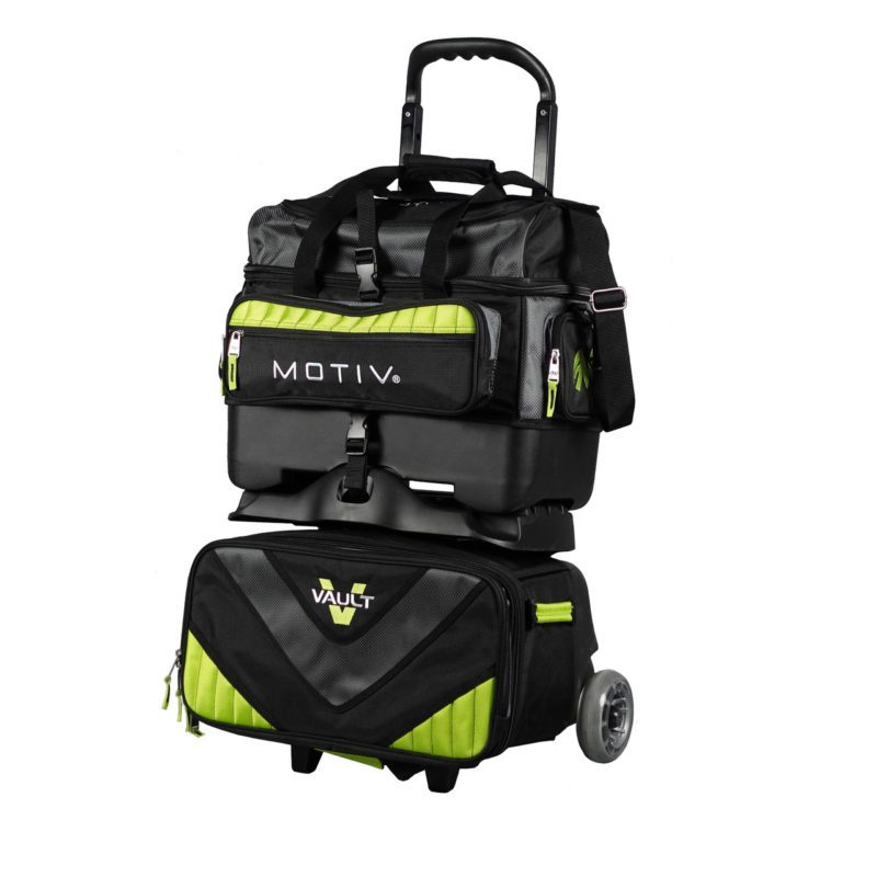 Motiv Vault 4 Ball Roller Lime Green Bowling Bag