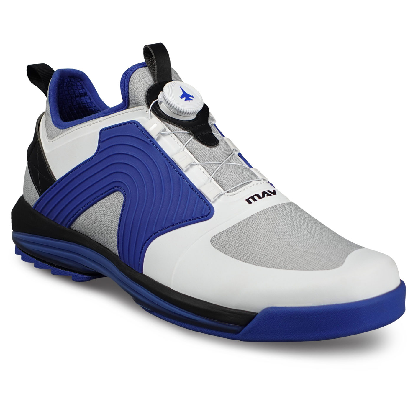 Image of KR Maverick White Blue Black Right Hand Men's Bowling Shoes