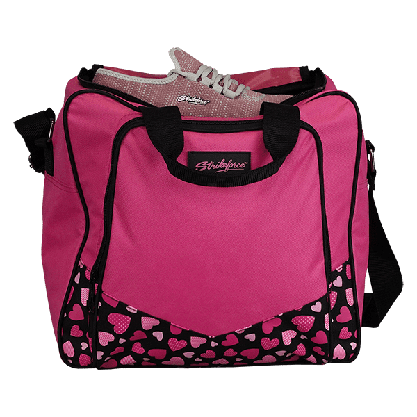 KR Krest 1 Ball Single Tote Hearts Bowling Bag - Image 2