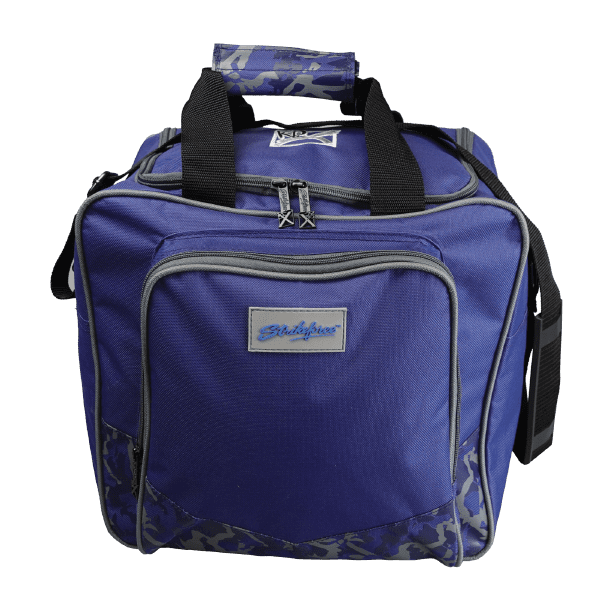 KR Krest 1 Ball Single Tote Navy Camo Bowling Bag - Image 2