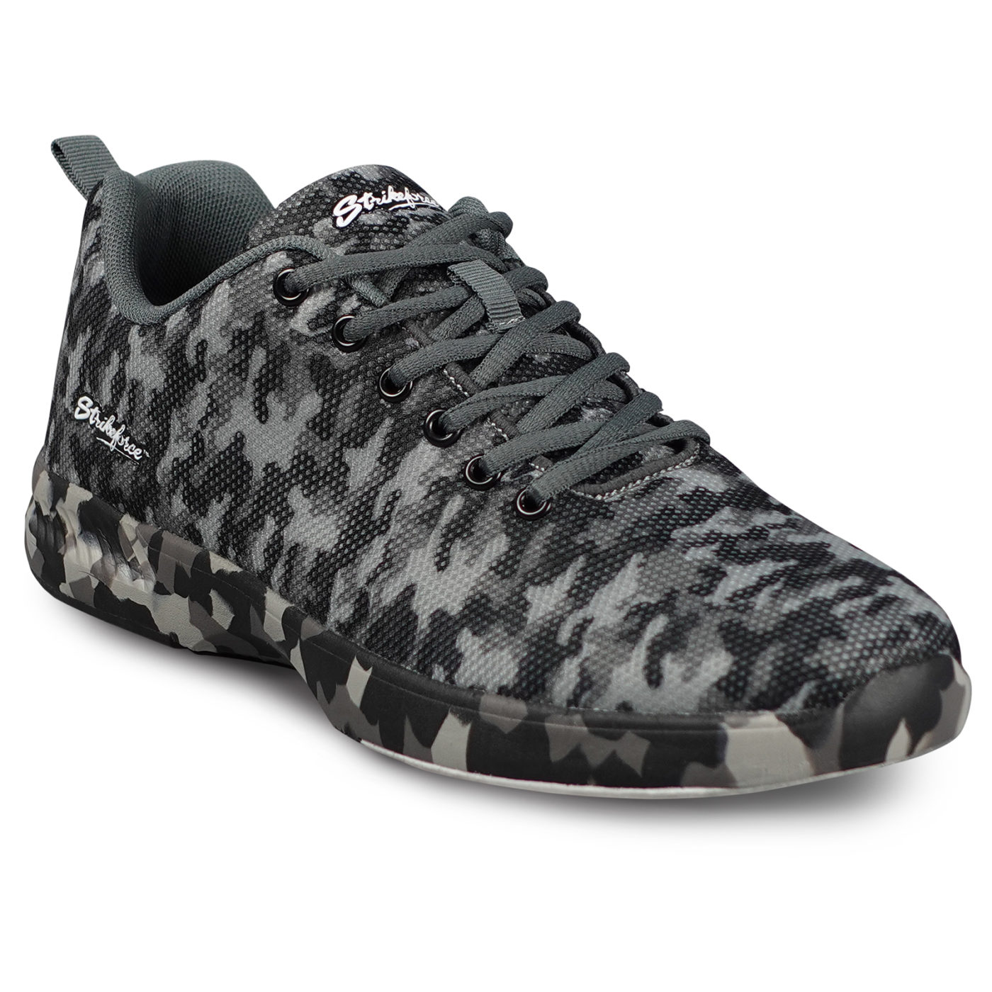 Image of KR Strikeforce Aviator Grey Camo Men's Bowling Shoes