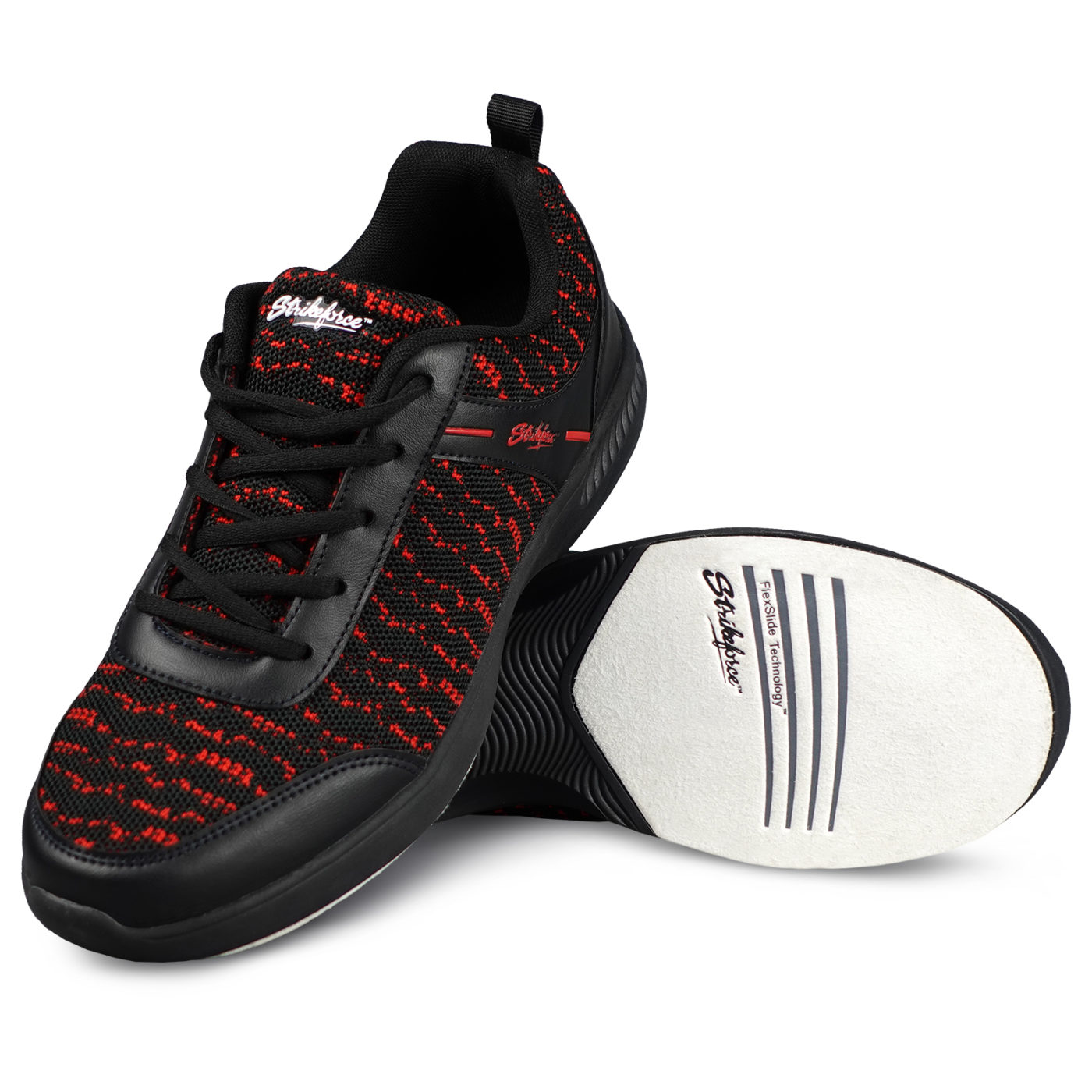 KR Strikeforce Flyer Mesh Lite Black Cardinal Men's Bowling Shoes - Image 4