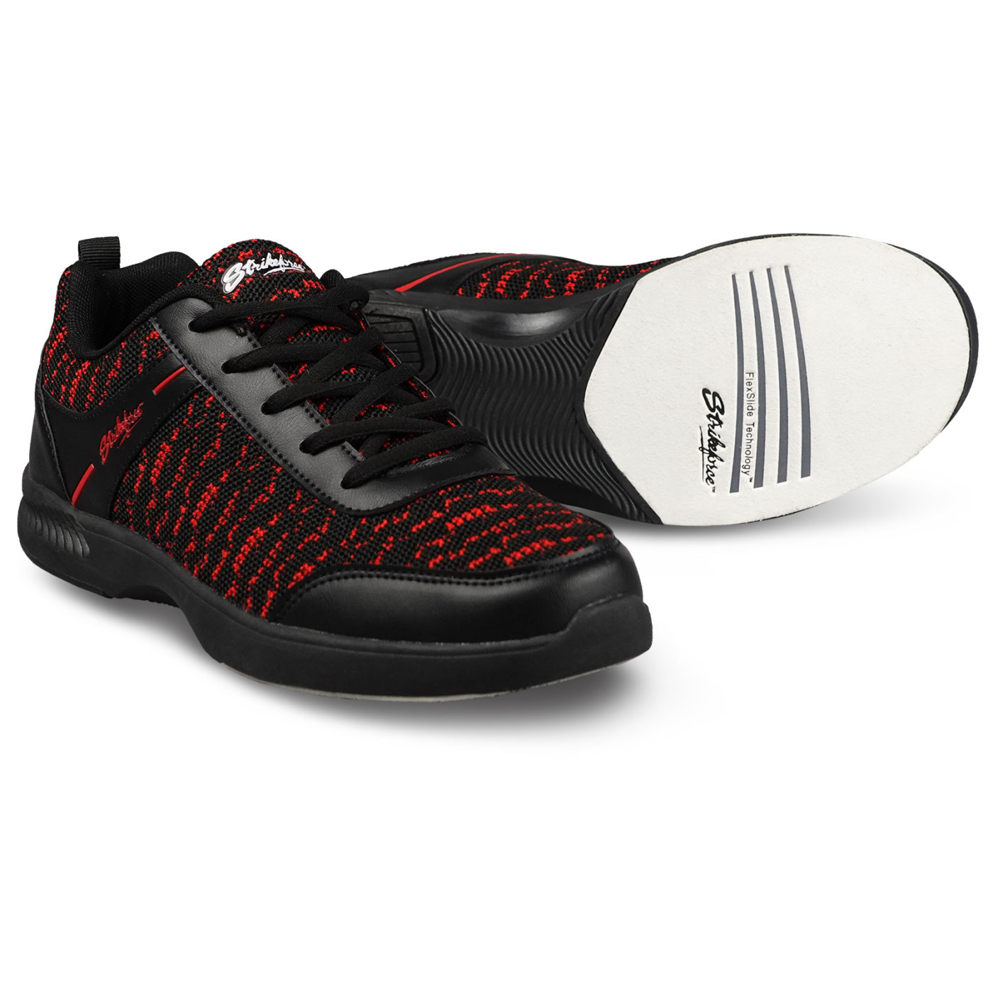 KR Strikeforce Flyer Mesh Lite Black Cardinal Men's Bowling Shoes - Image 3