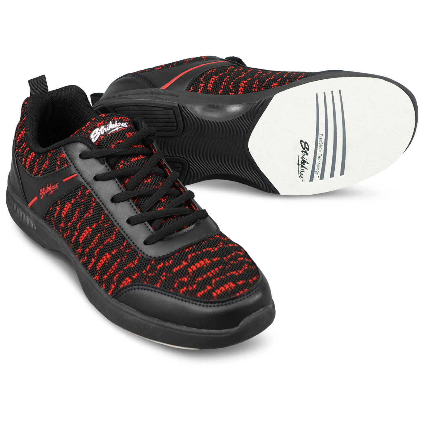 KR Strikeforce Flyer Mesh Lite Black Cardinal Men's Bowling Shoes - Image 2