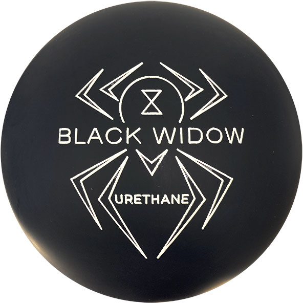Image of Hammer Black Widow Black Solid Urethane Overseas Bowling Ball
