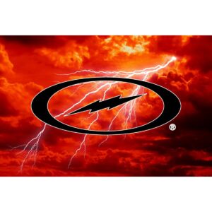 Storm Sunset Lightning Bowling Towel