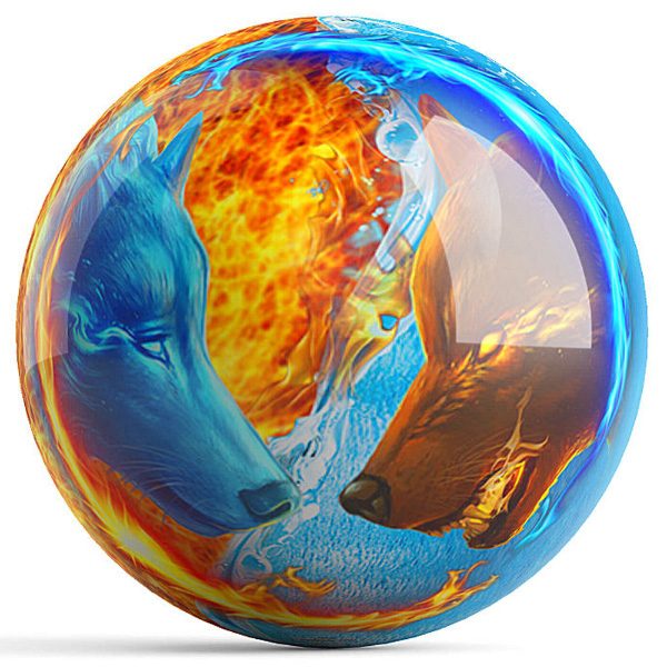 OTB Fire & Ice Bowling Ball by Kelleigh Williams