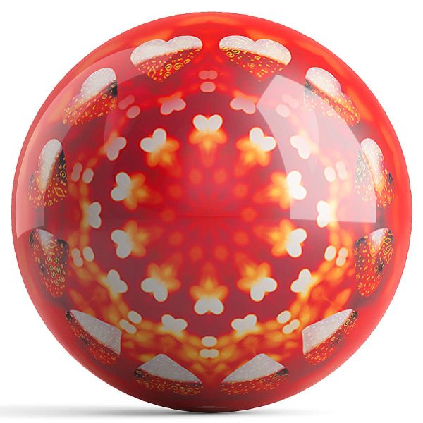 OTB Hearts Bowling Ball by Houk - Image 2