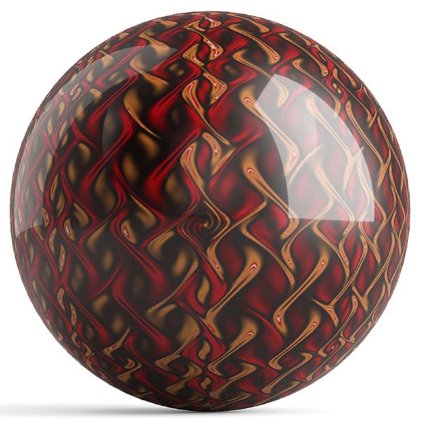 OTB Lava Bowling Ball by Stan Ragets