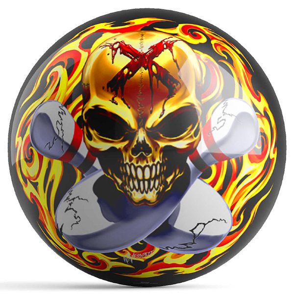 OTB Skull And Crosspins Bowling Ball by William Webb