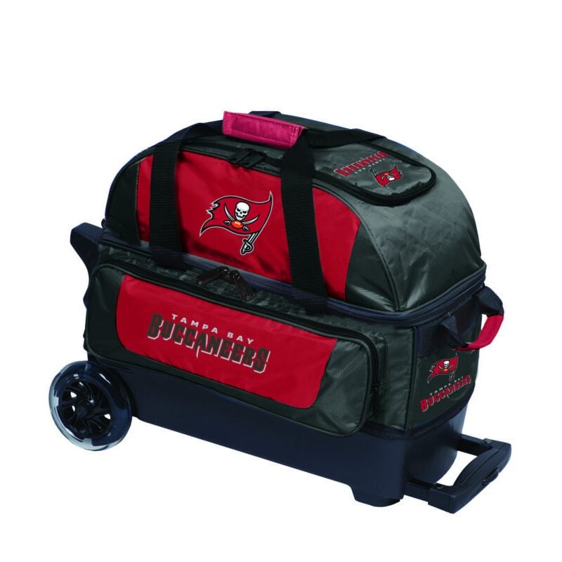 KR NFL 2 Ball Double Roller Tampa Bay Buccaneers Bowling Bag