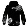 12Bagger Bowling Strikers Black Ripple Coolwick Dye-Sub Hoodie - Image 2