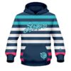 12Bagger Bowling Strikers Segmented Gradient Coolwick Dye-Sub Hoodie