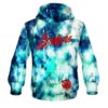 12Bagger Ribbon Strikers Blue Cloud Coolwick Dye-Sub Hoodie