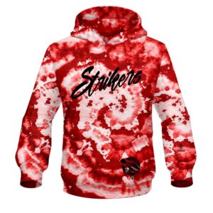 12Bagger Ribbon Strikers Red Cloud Coolwick Dye-Sub Hoodie