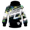 12Bagger Bowling Strikers Whiteout Coolwick Dye-Sub Hoodie