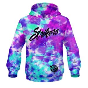 12Bagger Ribbon Strikers Purple Cloud Coolwick Dye-Sub Hoodie