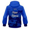 CoolWick Elite Blue Molecule Hoodie - Image 2