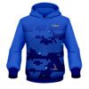 CoolWick Elite Blue Molecule Hoodie
