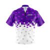 CoolWick Elite Purple Snowy Pixels Sash Zip Jersey