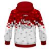 CoolWick Elite Red Snowy Pixels Hoodie - Image 2