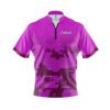 CoolWick Elite Purple Molecules Sash Zip Jersey