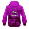 CoolWick Elite Purple Molecule Hoodie - Image 2