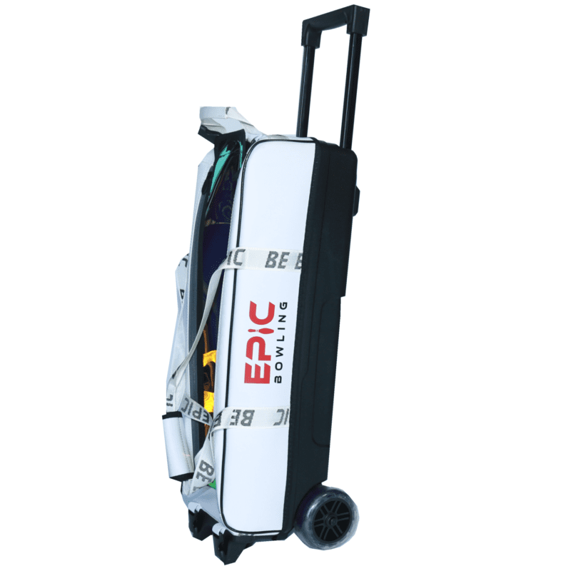 Image of Epic 3 Ball Flash Triple Tote Deluxe White Bowling Bag