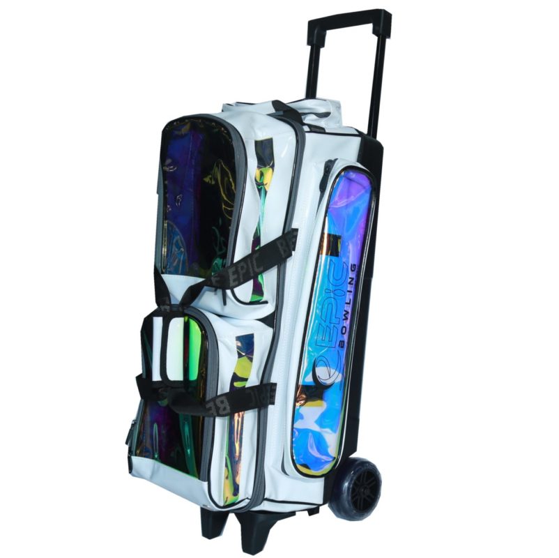 Image of Epic 3 Ball Triple Luminous White Bowling Bag