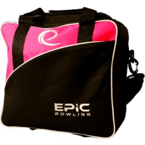 Epic Simple 1 Ball Single Tote Pink Bowling Bag