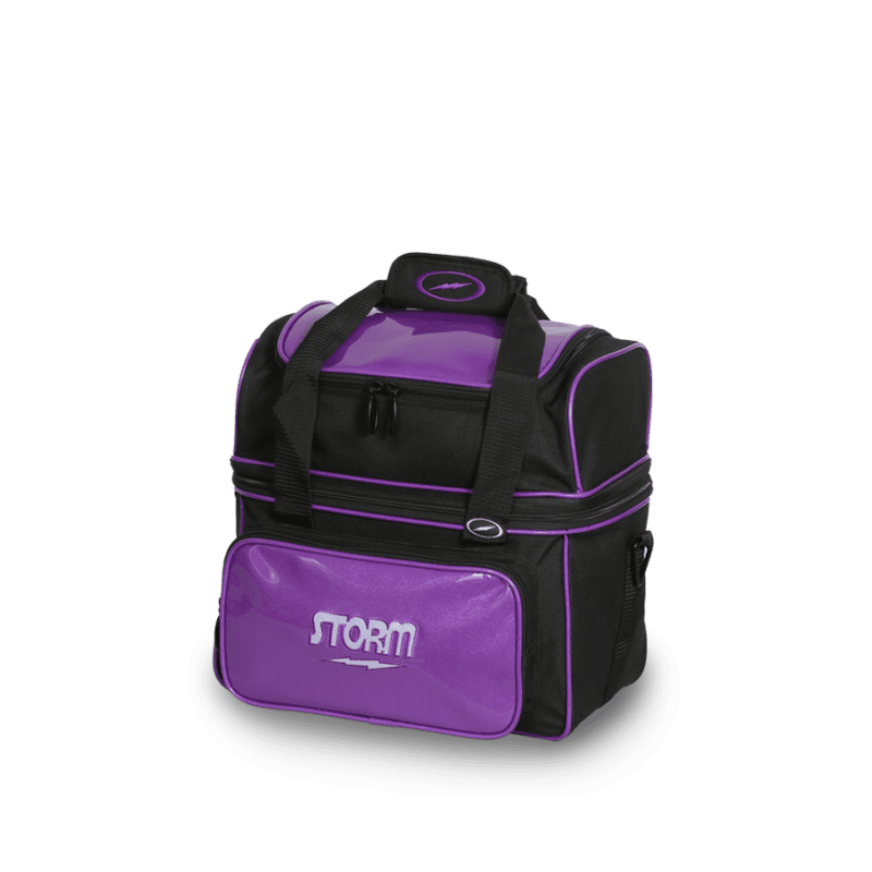 Purple 3 Ball Bowling Bag: Strike Style & Function!